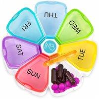 Neel Blue 7 Days Storage Pill Box & Weekly Medicine Organiser