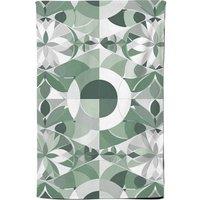 Warren Reed - Designer Geometric Pastel Green Tea Towel