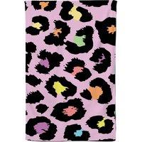 Warren Reed - Designer Pink Leopard Print Tea Towel