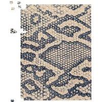 Warren Reed - Designer Snake Skin Jigsaw Puzzle in Grey | Size: 500 Piece