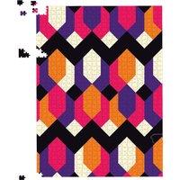 Warren Reed - Designer Coloured Abstract Pattern Jigsaw Puzzle in Red | Size: 1000 Pieces