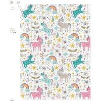Warren Reed - Designer Unicorn & Rainbows Jigsaw Puzzle in Blue | Size: 500 Piece
