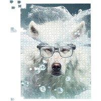 Warren Reed - Designer White Wolf With Glasses Splashart Jigsaw Puzzle | Size: 1000 Pieces