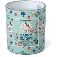Hello Kitty Festive Spice Scented Candle, 213g, 35 Hour Burn Time in Yellow | Size: Medium