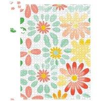 Warren Reed - Designer Green & Yellow Flowers Jigsaw Puzzle | Size: 500 Piece