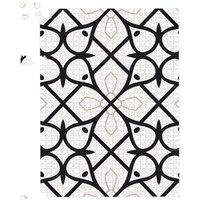 Warren Reed - Designer Arabic Style Pattern Jigsaw Puzzle in Black | Size: 1000 Pieces