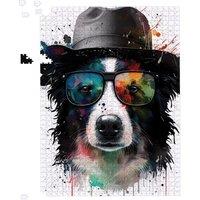 Warren Reed - Designer Border Collie Dog Jigsaw Puzzle | Size: 1000 Pieces