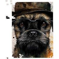 Warren Reed - Designer Border Terrier Dog Jigsaw Puzzle | Size: 500 Piece