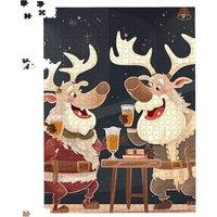 Warren Reed - Designer Reindeers Down The Pub Jigsaw Puzzle | Size: 500 Piece