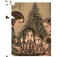 Warren Reed - Designer Christmas Candles Jigsaw Puzzle | Size: 500 Piece