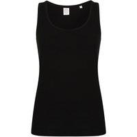 Skinni Fit SF Feel Good Stretch Sleeveless Vest in Black | Size: XL