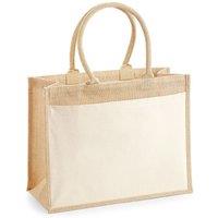 Westford Mill Pocket Jute Shopper in Natural