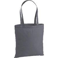 Westford Mill Premium Cotton Tote Bag in Dark Grey
