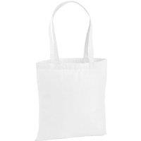 Westford Mill Premium Cotton Tote Bag in White
