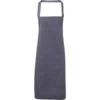 Premier Slim Apron (no Pocket) Workwear Pack of 2 in Silver