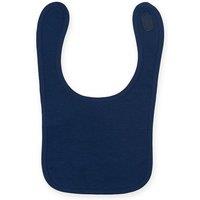 Larkwood Plain & Contrast Bib Pack of 2 in Navy