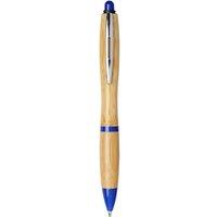 Bullet Nash Bamboo Ballpoint Pen in Royal