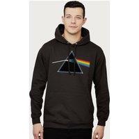 Pink Floyd Dark Side Of The Moon Prism Logo Hooded Sweatshirt in Black | Size: Small