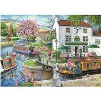 The House Of Puzzles No.6 - By The Canal, 1000 Piece Jigsaw Puzzle | Size: 1000 Pieces