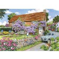 The House Of Puzzles Wisteria Cottage, BIG 250 Piece Jigsaw Puzzle