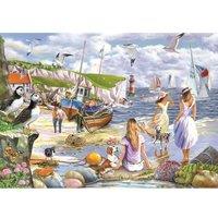 The House Of Puzzles Sea Shore Breezes, BIG 500 Piece Jigsaw Puzzle