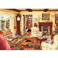 The House Of Puzzles In Time For Tea, BIG 500 Piece Jigsaw Puzzle