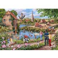 The House Of Puzzles Doggy Paddle, 1000 Piece Jigsaw Puzzle | Size: 1000 Pieces