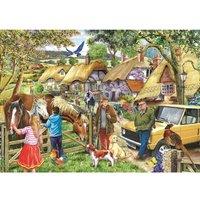 The House Of Puzzles Horses & Hounds, BIG 500 Piece Jigsaw Puzzle