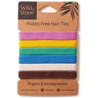 Wild & Stone Plastic Free Hair Ties 6 Pack
