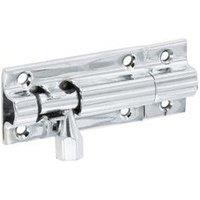 Securit Chrome Door Bolt in Silver