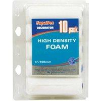SupaDec High-Density Foam Mini Roller (Pack of 10) in White