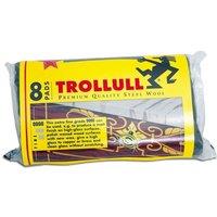 Trollull Grade 3 Scouring Pads (Pack of 8) in Silver