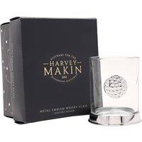 Harvey Makin Whisky Glass - Golf in Clear