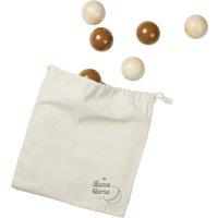 Vinga Wood Bocce Outdoor Game in Brown