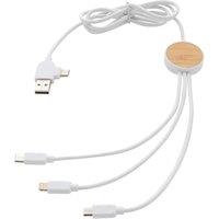 XD Design Ontario 6-In-1 USB Cable in White