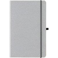 XD Design Leather A5 Notebook in Light Grey