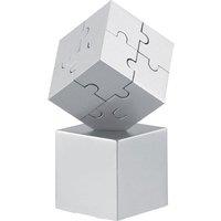 MidOcean Kubzle Metal 3D Puzzle in Silver