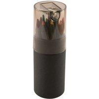 MidOcean Blocky Coloured Pencil (Pack of 12) in Black