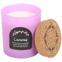 Something Different Wheel Of The Year Cinnamon Orange Lammas Candle in Pale Lilac