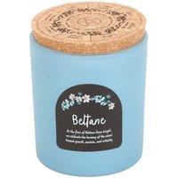 Something Different Wheel Of The Year Orange Blossom Beltane Candle in Blue