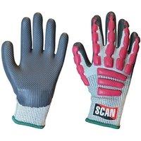 Scan Anti-impact Latex Cut 5 Gloves | Size: Medium