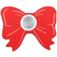 Something Different Bow Candle Holder in Red