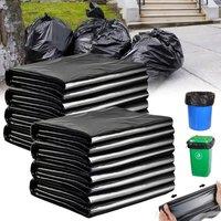 SPETLEK 30 PCS Rubble Sacks 39x29 Heavy Duty Bulk Bags in Black