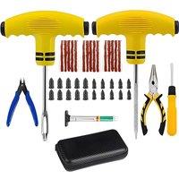 Kelvenix Emergency Tyre Puncture Repair Kit Tire Strip Pliers