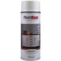Plastikote Chalk Finish Spray Vintage White 400Ml