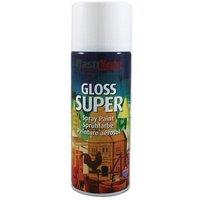 Plastikote Gloss Super Spray White RAL 9016 400ml