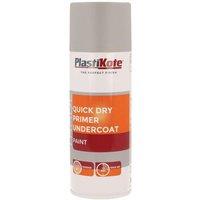 Plastikote Trade Quick Dry Primer Spray Grey 400Ml