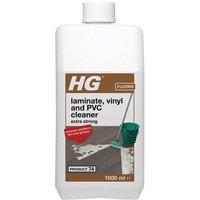 HG Laminate Cleaner Extra Strong, Powerful Laminate Floor Cleaner & Faux Wood Stain Remover for Flooring 1 Litre in Clear