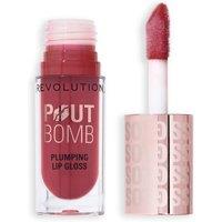 Revolution Pout Bomb Plumping Lip Gloss in Wild Mauve Pink