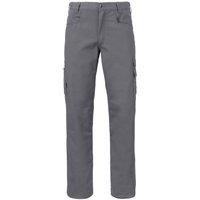 Projob Men's Plain Cargo Trousers in Grey | Size: 34R